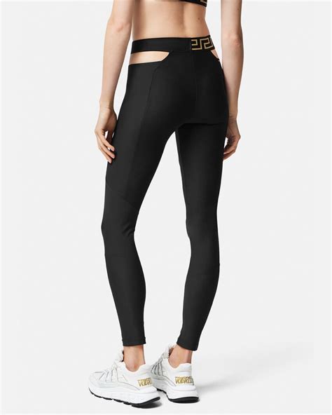 leggins versace couture|Versace greca border leggings.